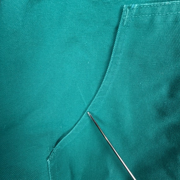 Carhartt Duck Active Jacket Thermal Lined Mens Medium JR132 J03 AQU Aqua Blue - Picture 13 of 15